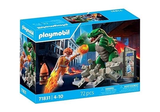 Playmobil Helte: Heltekamp mod kæmpeøgle (71831)