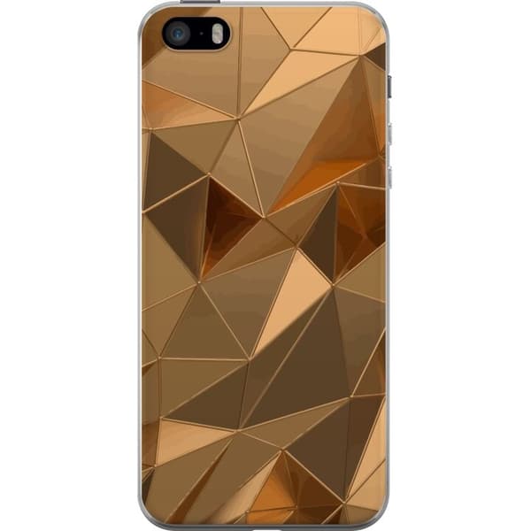 Mobildeksel til Apple iPhone SE (2016) med 3D Gull motiv