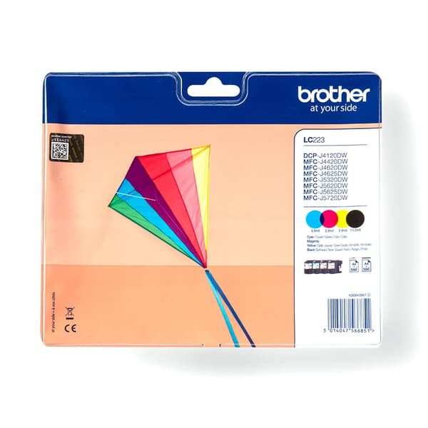 Brother Musteet LC223VALBPDR LC-223 Multipack