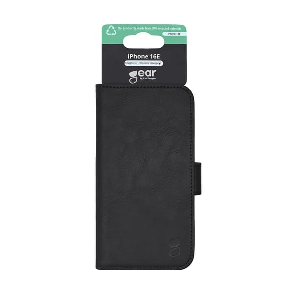 Gear Wallet Classic 3 Kort Sort - iPhone 16e/17e