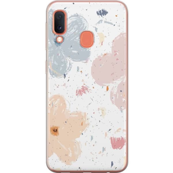 Mobildeksel til Samsung Galaxy A20e med Blomster motiv