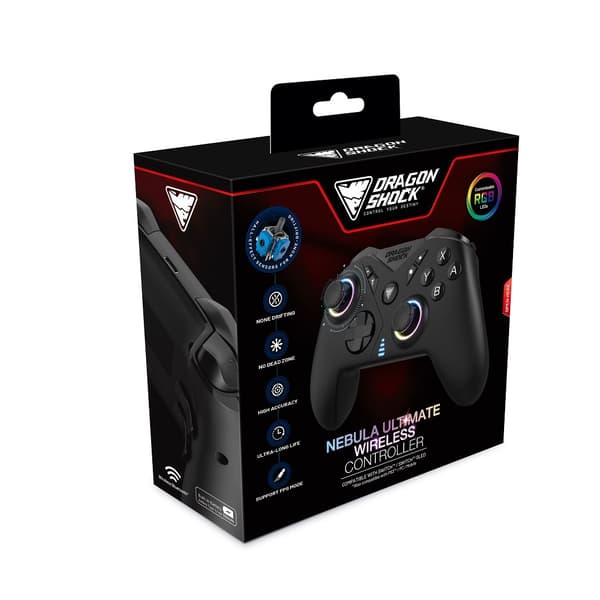 DragonShock Handkontroll Nebula Ultimate NSW - PS3/PC/Android Svart