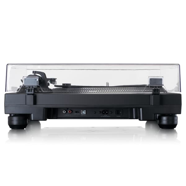 Lenco Direkte drevet platespiller med USB/PC-koding Svart