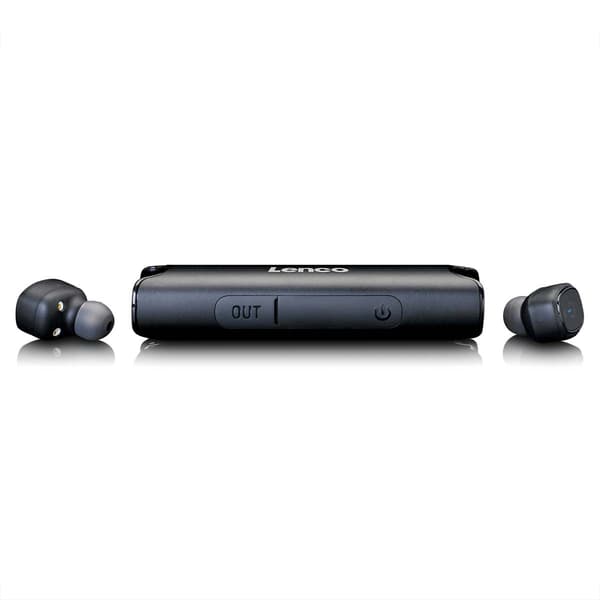 Lenco Bluetooth® Headset Vattentätt In-Ear Docking Svart