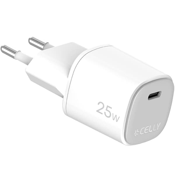 Celly Laddare 25W PD Vit