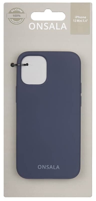 Onsala Mobilskal Silikon Cobalt Blue - iPhone 12 Mini