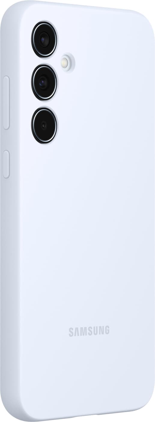 Samsung Galaxy A35 Silikonetui, lyseblå