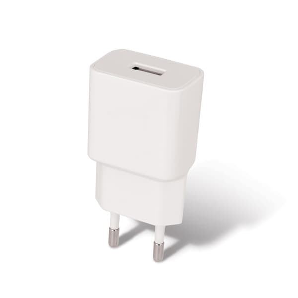 MXTC-01 Vegglader USB (1A), hvit