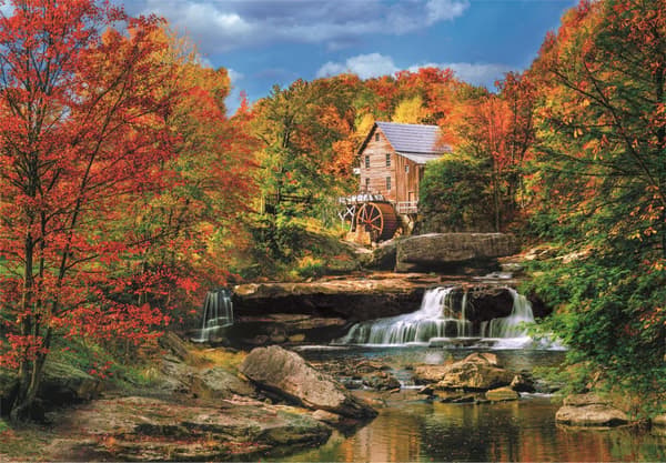 Clementoni 2000 st High Quality Collection GLADE CREEK GRIST MILL
