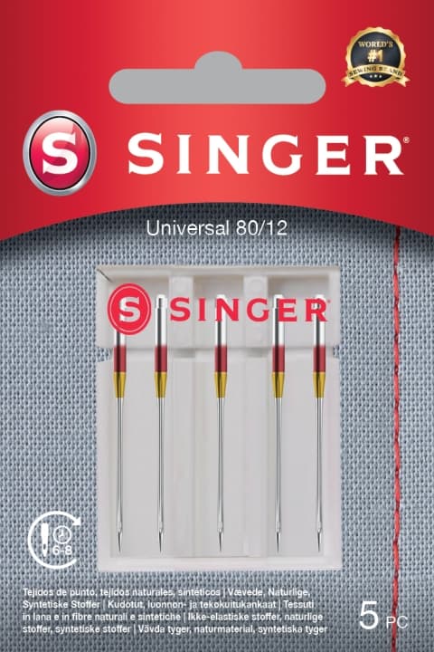 Singer koko 80 -yleisneula, 5 kpl