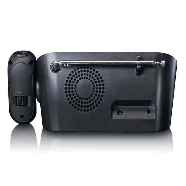 Lenco DAB+, FM clockradio med projektion