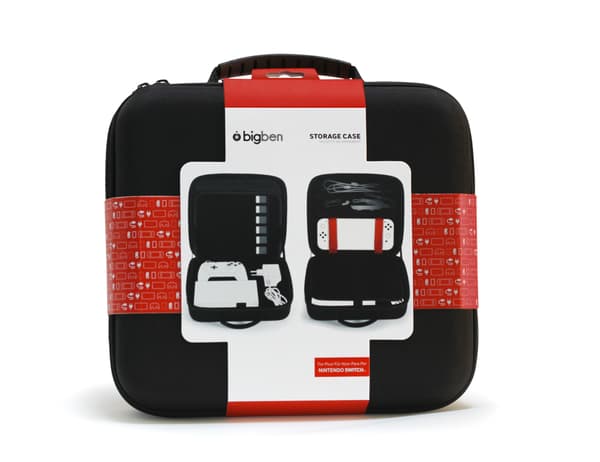 NACON Bigben Storage Case Black Hard Case til Switch inkl. dockingstation Kompatibel med Switch Lite/OLED