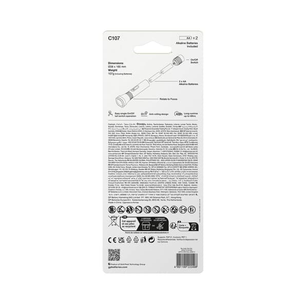 GP Lommelykt Everyday Torch C107 70lm