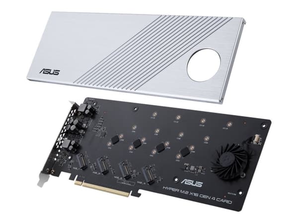 Asus HYPER M.2 X16 GEN 4-kortgrensesnittadapter