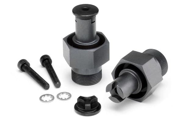 24Mm Hd Front Hex Hub (Gunmetal)