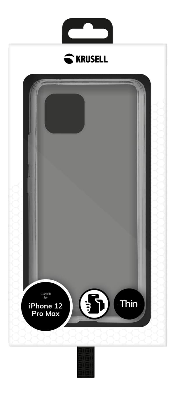 iPhone 12 Pro Max HardCover, läpinäkyvä, läpinäkyvä