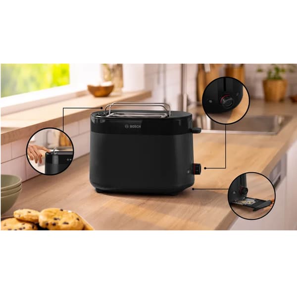 Bosch Brødrister TAT2M123 Elegant design