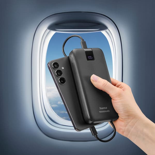 Hama Powerbank Pd 10000mah 2xUSB-C+1xUSB-A Antrasitt