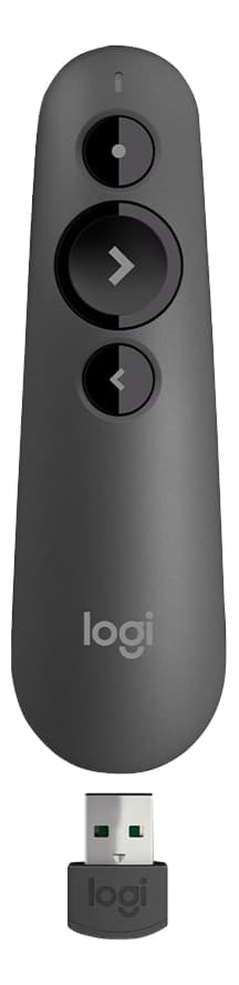 Logitech R500s presentation remote control - mid gray