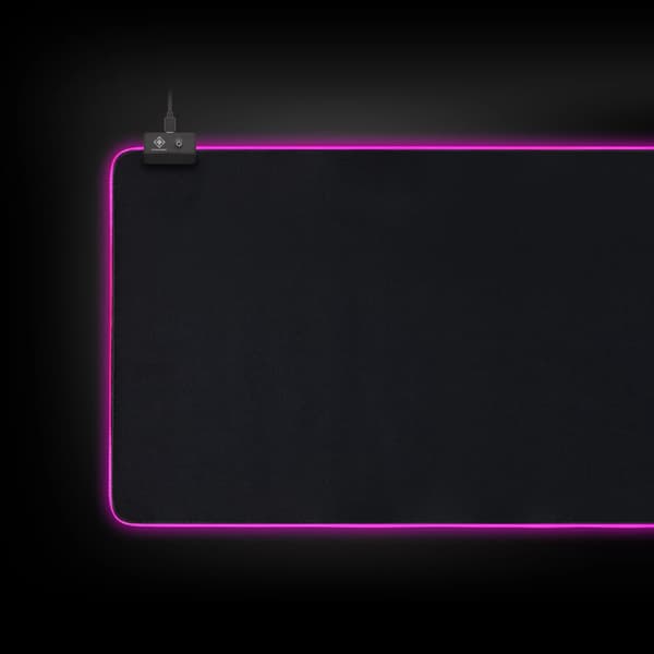 DELTACO GAMING DMP310 RGB-musematte, 90x36cm, 13 LED moduser, svart