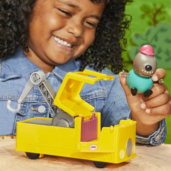 Hasbro Peppa Pigs bestefar hunder tauebil