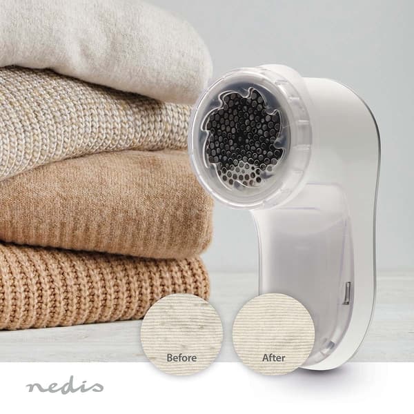 Nedis Lint Remover | Built-In Lithium-Ion | Clothes