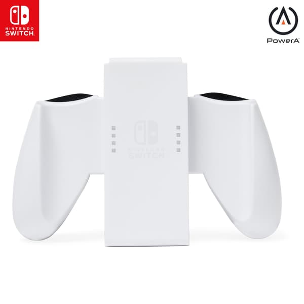 PowerA Joy-Con Komfortgrepp - Vit (Nintendo Switch)