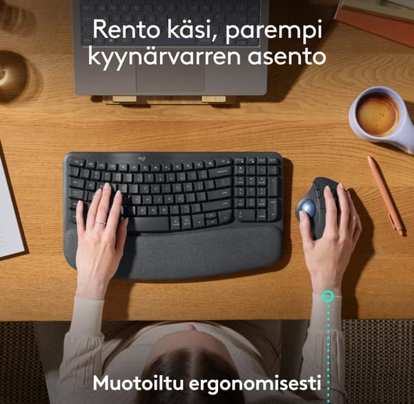 Logitech Ergo M575S-trackball, grafit