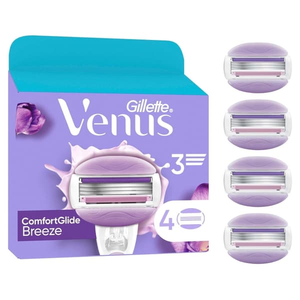 Gillette Venus Rakblad Comfortglide Breeze 4st