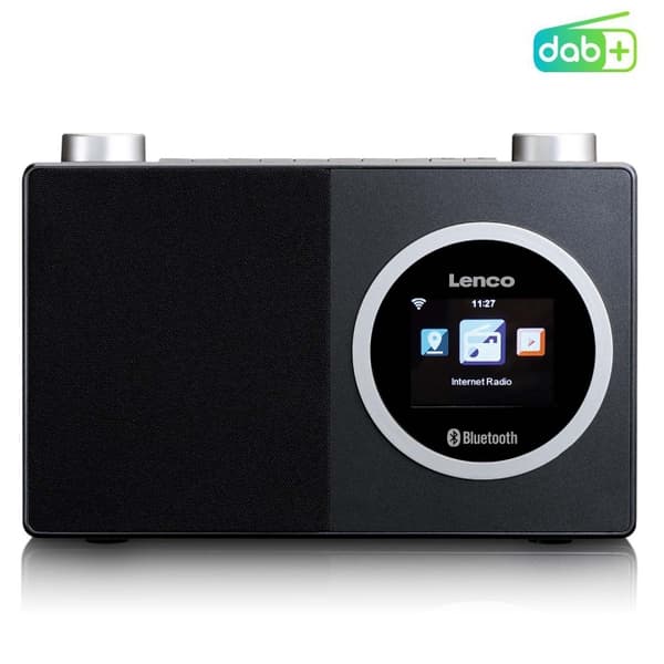 Lenco Internetradio med färgdisplay och Bluetooth® Black