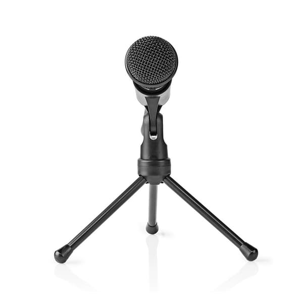 Nedis Mikrofon | Indretning: Desktop / Notebook / Smartphone / Tablet | Kabel | 1x 3.5 mm