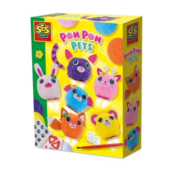 SES Creative Pom Pom Kjæledyr - (S14789)