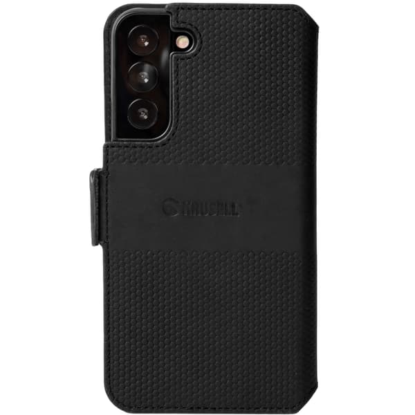 krusell Nahka Puhelin lompakko Galaxy S22+ Musta