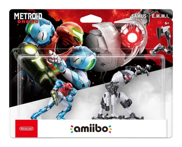 Nintendo Amiibo Samus ja E.M.M.I. 2-pack-setti