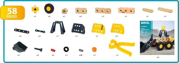 Brio Builder 34598 - Volvo hjullaster