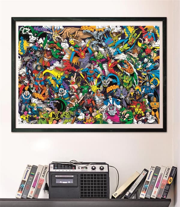 Clementoni 1000 stk CB Collection DC Comics Impossible av høy kvalitet