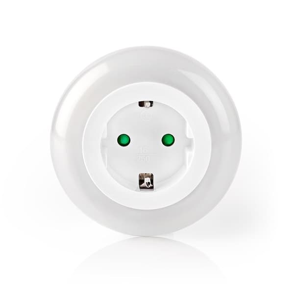 Nedis Plug-In LED natlys | Dag/nat sensor | 3680 W | 10 lm | Blå / Grøn / Hvid