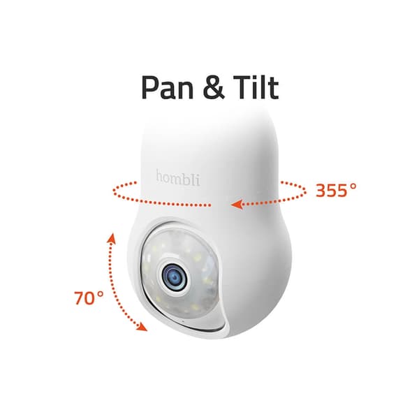 Hombli Smart Bulb Kamera Hvit