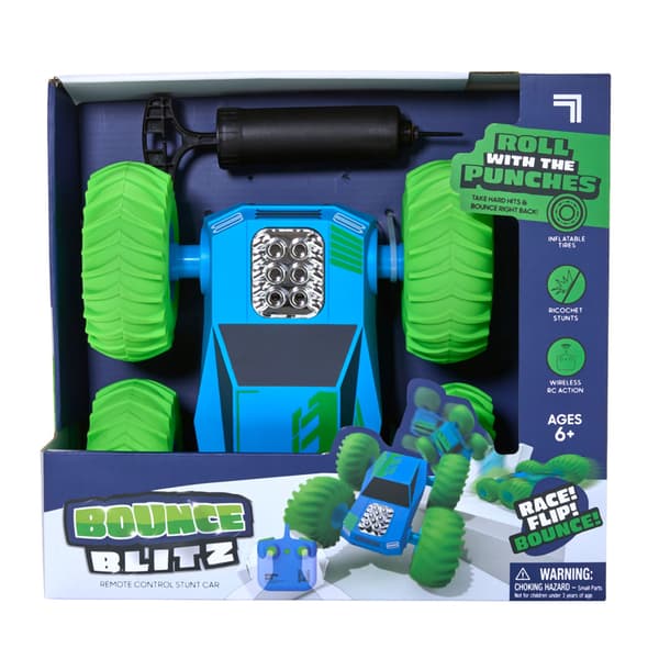 Sharper Image Leluauto Toy RC Flip Stunt Bounce Blitz