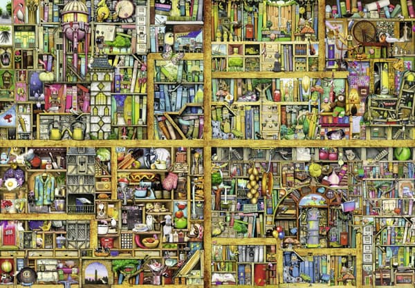 Ravensburger Magical Bookcase Puzzle, 18 000 bitar