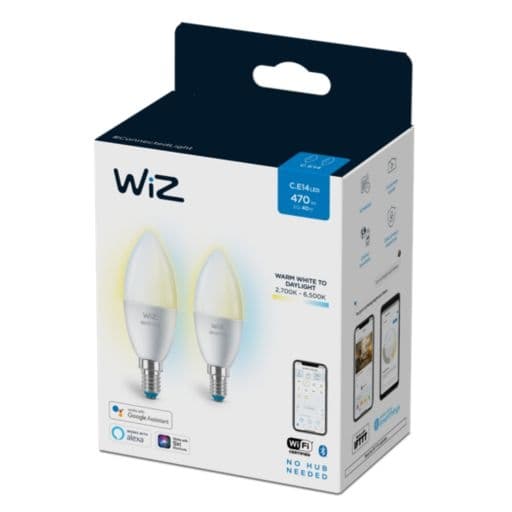 WiZ Candle C37 E14 2-pakning