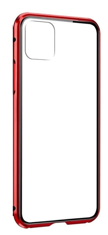 Mobilskal till iPhone 11 Pro Max, Röd/Transparent