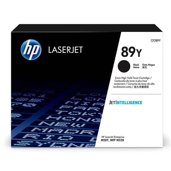 HP Toner CF289Y 89Y Sort