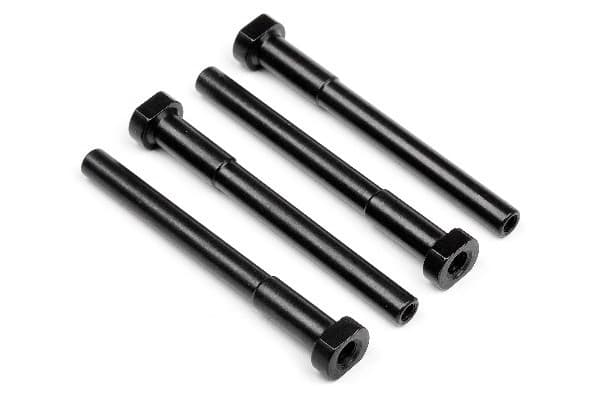Lettvektsdiffusjonsaksel i aluminium (4 stk.)