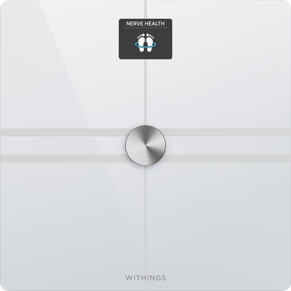 Withings Body Comp White kropsanalysevægt med wifi-forbindelse