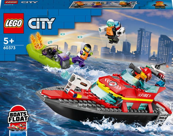 Lego City Fire 60373 - Brannredningsbåt