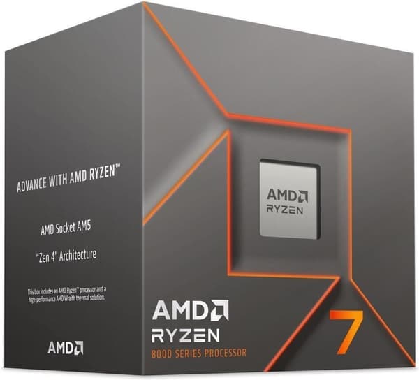 AMD Ryzen 7 8700F-processor för AM5-plattform