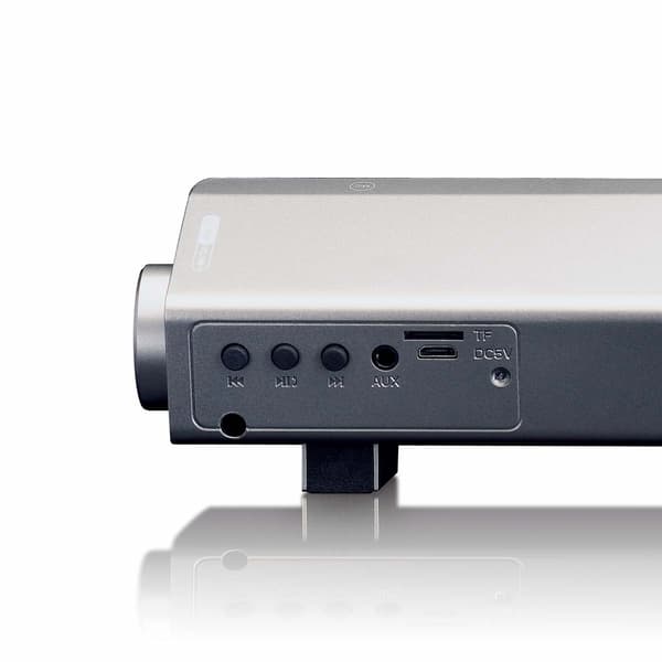 ICES Mini-lydplanke Bluetooth® oppladbart batteri SD-kortleser