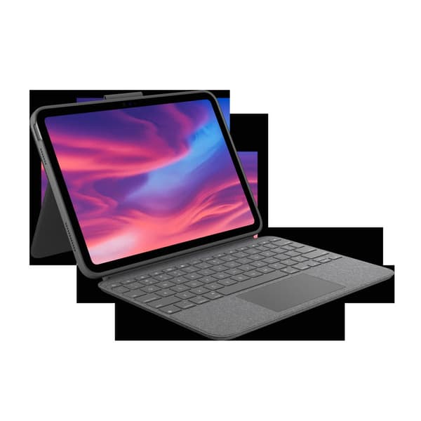 Logitech Combo Touch for iPad 10,9'' (10. generasjon), Oxford Grey (Nordic)