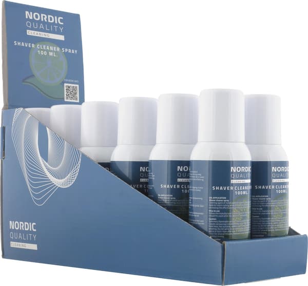 Nordic Quality Cleaning Spray for Shavers, 100ml